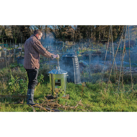 DRAPER Galvanised Garden Incinerator (85L): Model No. GLI
