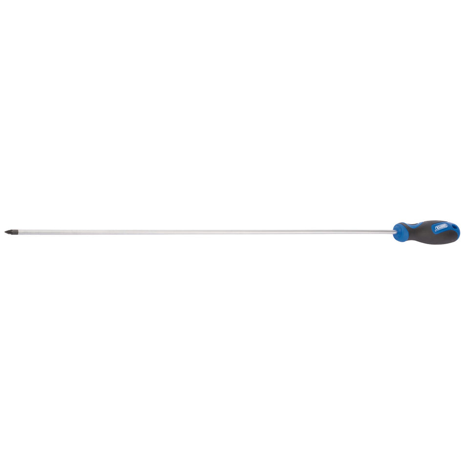 DRAPER No.1 x 450mm PZ Type Screwdriver with Soft Grip Handles: Model No.865PZ/L
