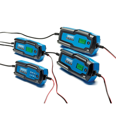 Draper 6/12V Smart Charger and Battery Maintainer, 4A Model No. BCI4