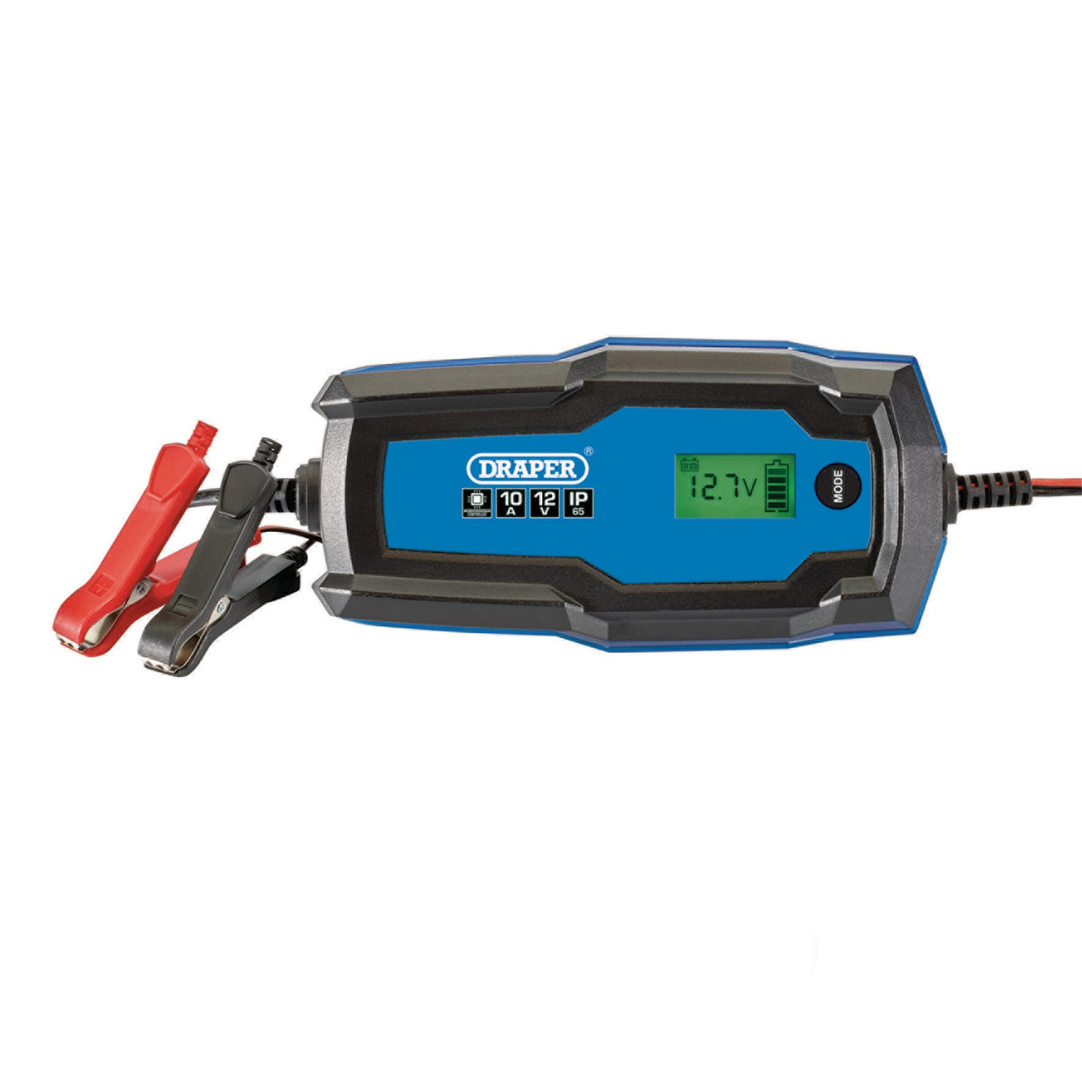 Draper 6/12V Smart Charger and Battery Maintainer, 10A Model No. BCI10