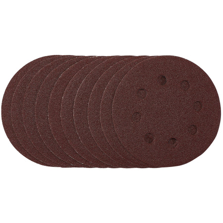 Sanding Discs, 115mm, 80 Grit, Hook & Loop (Pack of 10): Model No. SDHAL115