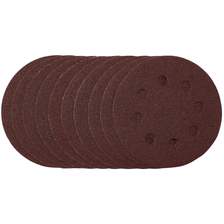 Sanding Discs, 115mm, 80 Grit, Hook & Loop (Pack of 10): Model No. SDHAL115