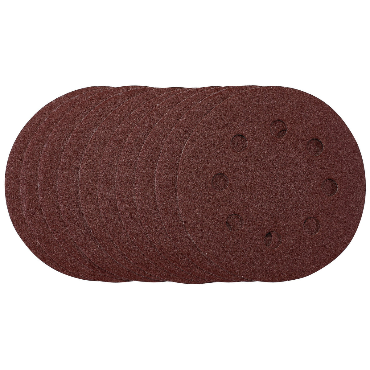 Sanding Discs, 115mm, 120 Grit, Hook & Loop (Pack of 10): Model No. SDHAL115