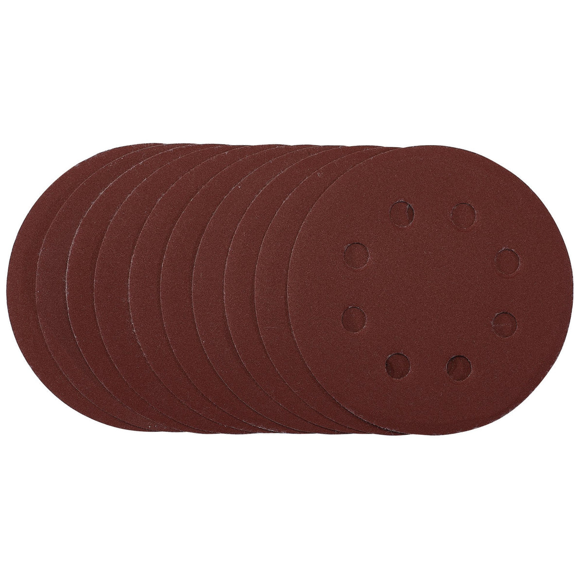 Sanding Discs, 115mm, 240 Grit, Hook & Loop (Pack of 10): Model No. SDHAL115