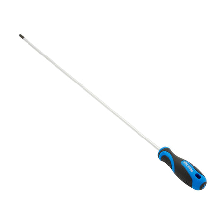 DRAPER No.2 x 450mm Cross Slot Screwdriver with Soft Grip Handles: Model No.865PH/L