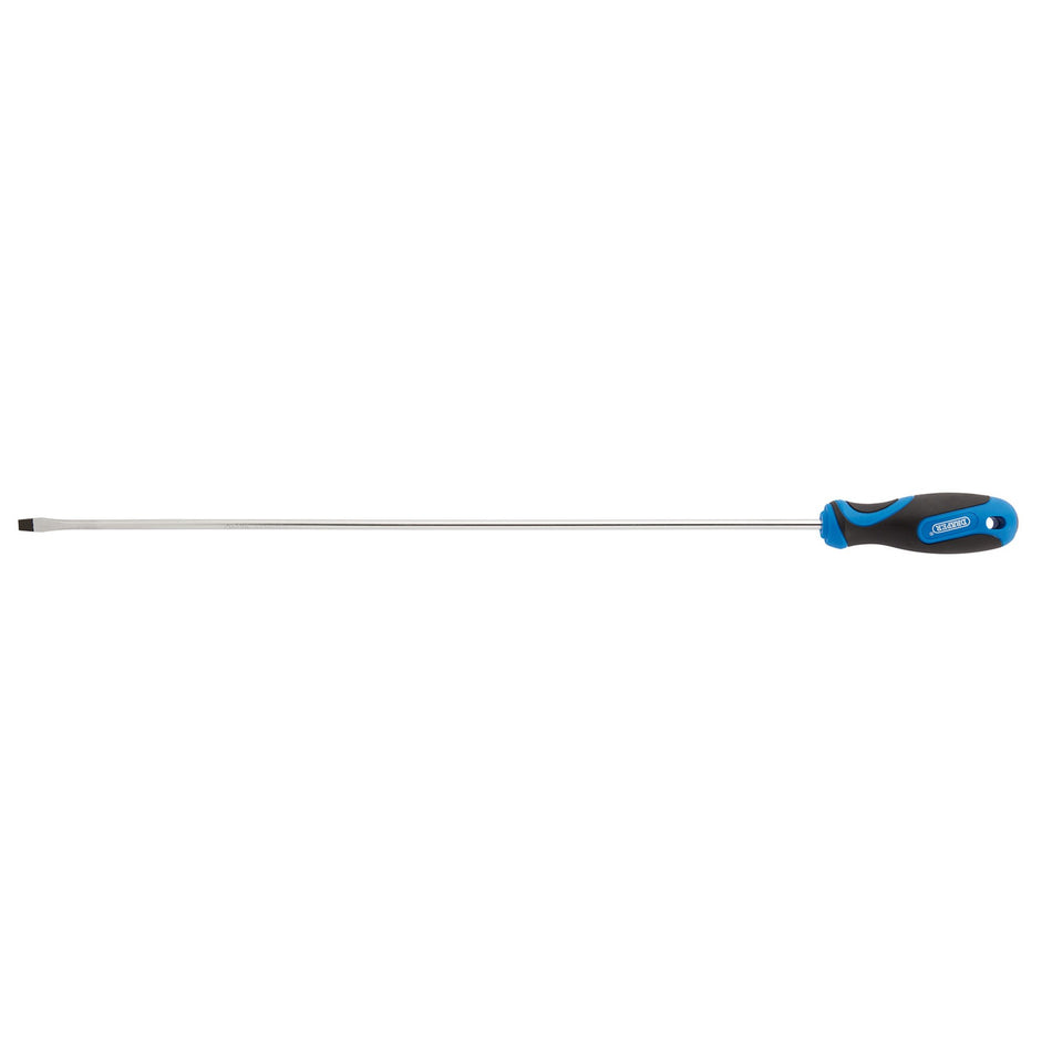 DRAPER 6.0 x 450mm Plain Slot Screwdriver with Soft Grip Handles: Model No.865/L