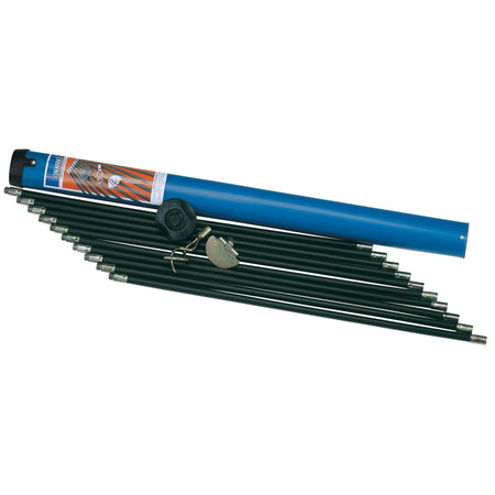 DRAPER 9M 13 Piece Polypropylene Drain Rod Set in Case: Model No.DR/SET