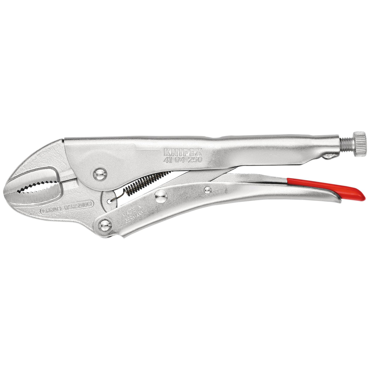 Knipex 250mm Curved Jaw Self Grip Pliers : Model No.41 04 250