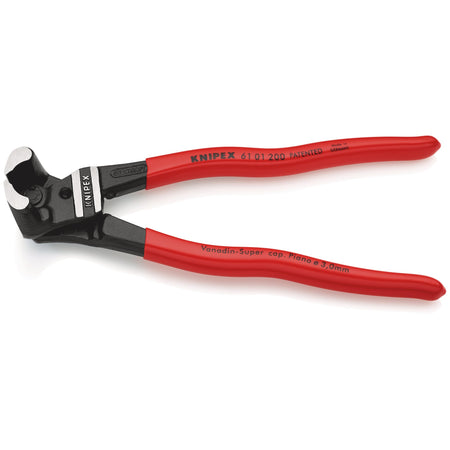 Knipex 200mm Extra High Leverage End Cutting Nippers : Model No.61 01 200