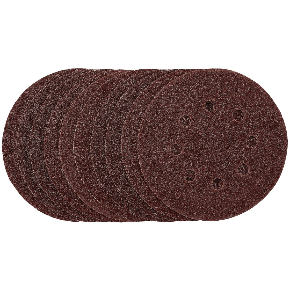 Sanding Discs, 125mm, Hook & Loop, 40 Grit, (Pack of 10): Model No. SDHAL125