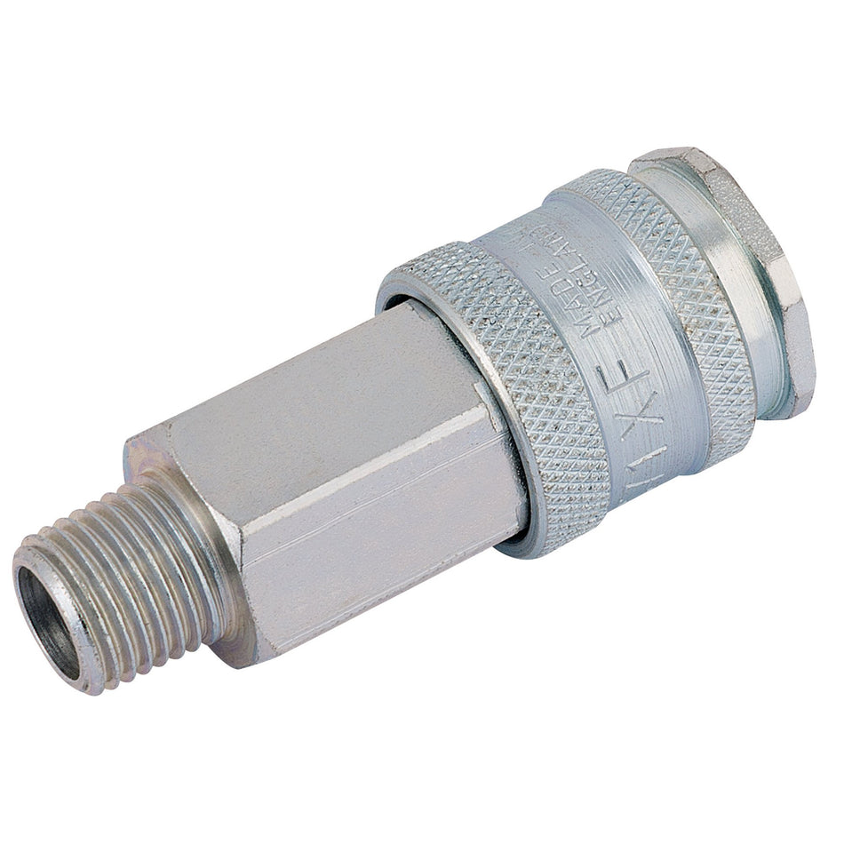 DRAPER Euro Coupling Male Thread 1/4in. BSP Parallel (Sold Loose): Model No.AC71CM BULK