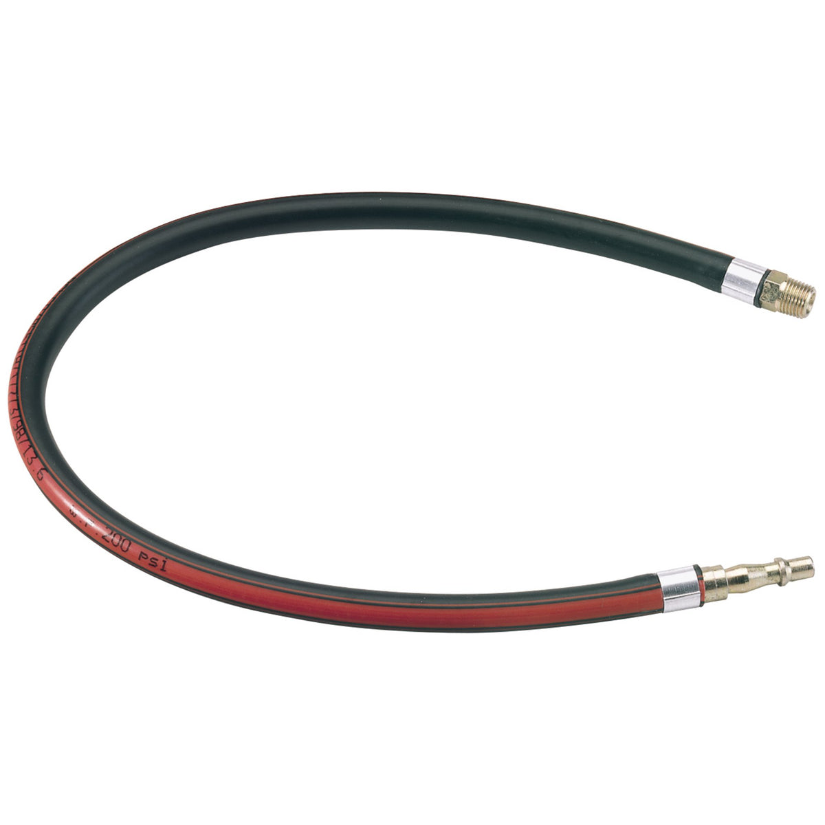 DRAPER 600mm 1/4in. BSP Air Line Whip Hose: Model No.4311