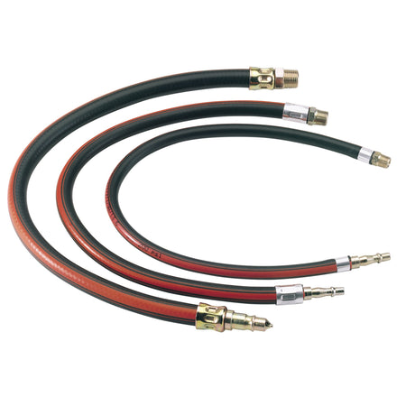 DRAPER 600mm 1/4in. BSP Air Line Whip Hose: Model No.4311