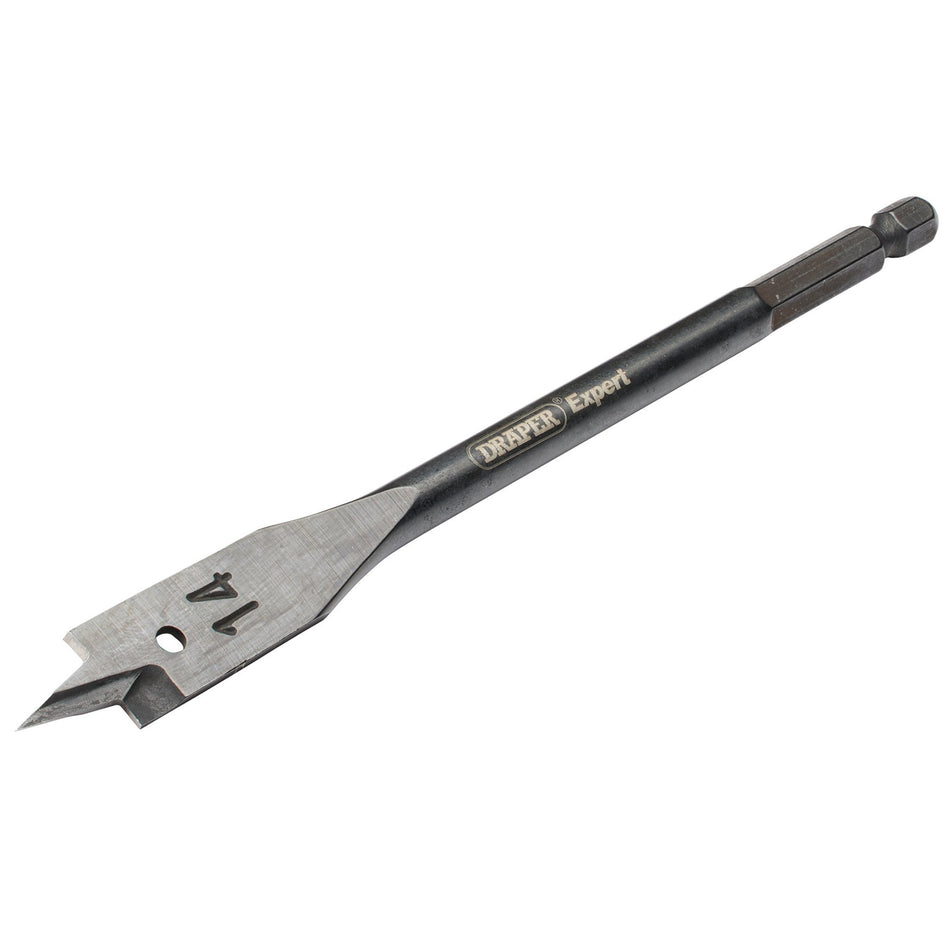 Draper Expert Flat Wood Bit, 14 x 150mm : Model No. FB102