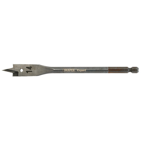 Draper Expert Flat Wood Bit, 14 x 150mm : Model No. FB102