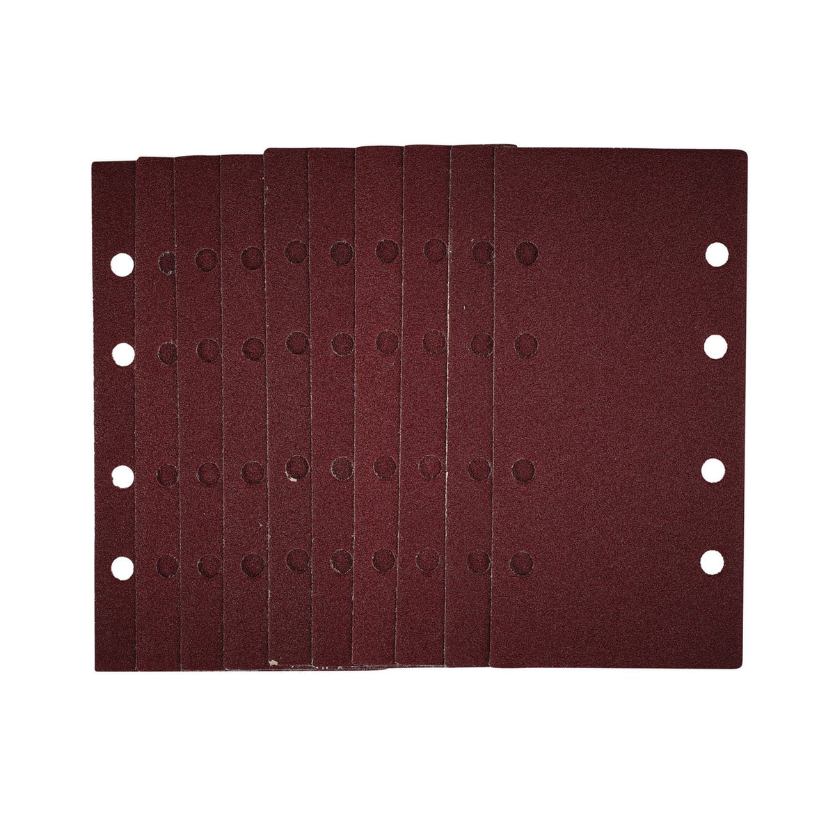 1/3 Sanding Sheets with Hook and Loop, 93 x 190mm, 80 Grit (Pack of 10): Model No. SSA3