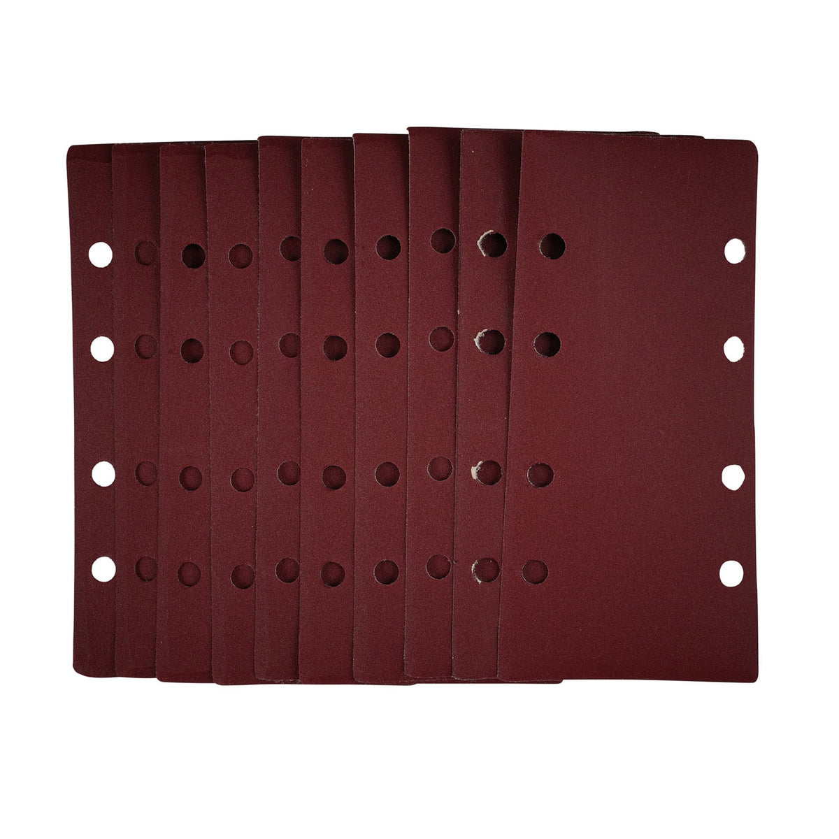 1/3 Sanding Sheets with Hook and Loop, 93 x 190mm, 240 Grit (Pack of 10): Model No. SSA3