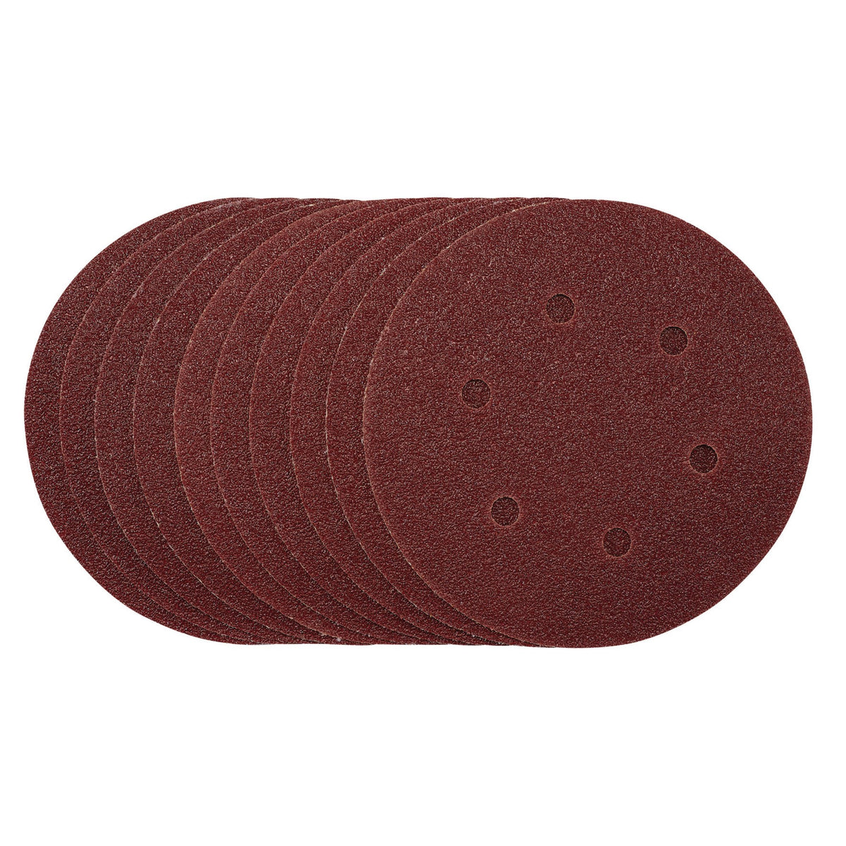 Sanding Discs, 150mm, Hook & Loop, 40 Grit, (Pack of 10): Model No. SDHAL150