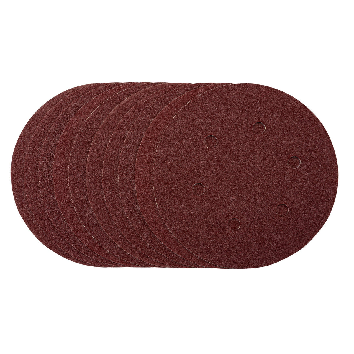 Sanding Discs, 150mm, Hook & Loop, 80 Grit, (Pack of 10): Model No. SDHAL150