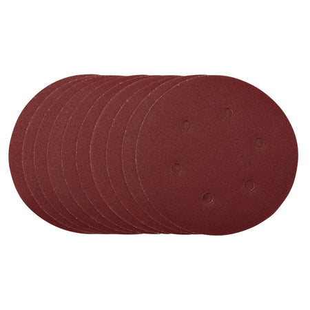 Sanding Discs, 150mm, Hook & Loop, 120 Grit, (Pack of 10): Model No. SDHAL150