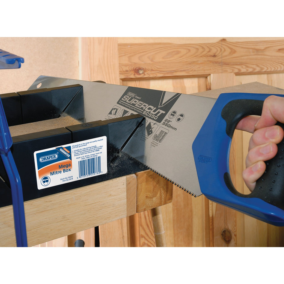 DRAPER 325mm x 180mm x 60mm Mega Mitre Box: Model No.3618
