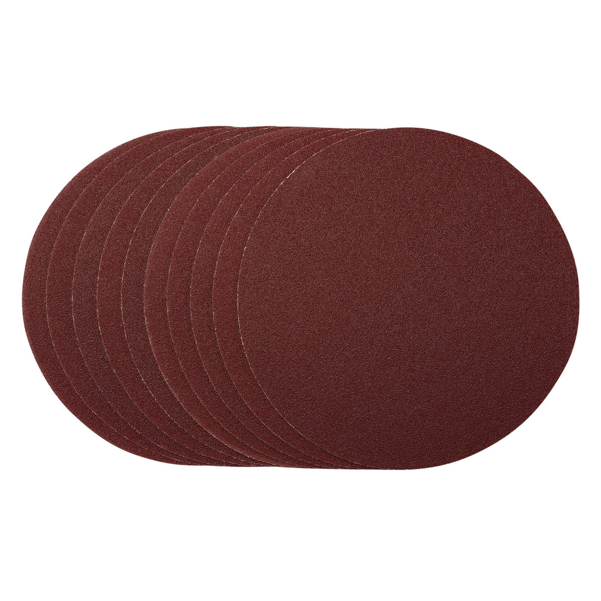 Sanding Discs, 180mm, Hook & Loop, 80 Grit, (Pack of 10): Model No. SDHAL180