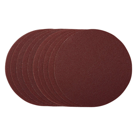 Sanding Discs, 180mm, Hook & Loop, 80 Grit, (Pack of 10): Model No. SDHAL180