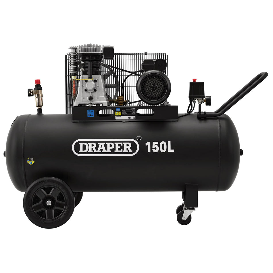 150L Belt-Driven Air Compressor, 2.2kW/3hp : Model No. DA150/369M