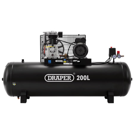 200L Belt-Driven Air Compressor without wheels, 2.2kW/3hp : Model No. DA200/369S