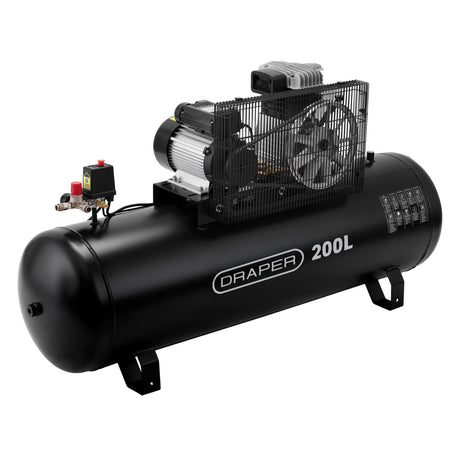 200L Belt-Driven Air Compressor without wheels, 2.2kW/3hp : Model No. DA200/369S