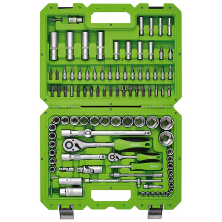 1/4" and 1/2" Sq. Dr. Metric Tool Kit (100 piece): Model No. TKD100M