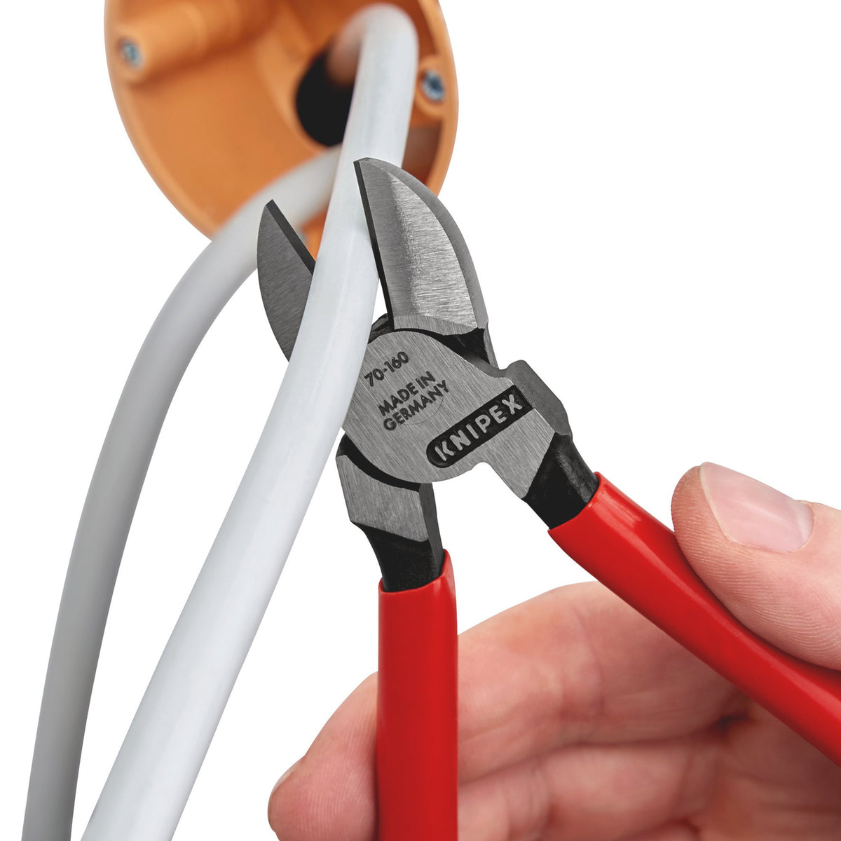 Knipex 160mm Diagonal Side Cutter: Model No. 70 01 160 SBE