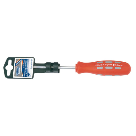 DRAPER Expert 5mm x 75mm Plain Slot Parallel Tip Mechanics Screwdriver (Display Packed): Model No.870/1