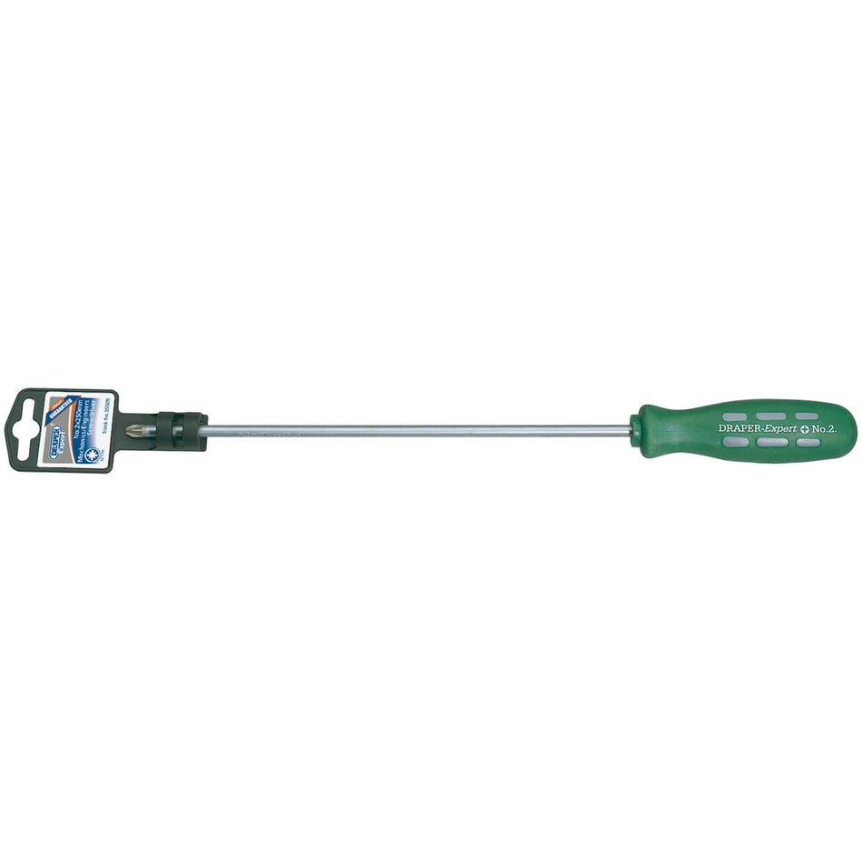 DRAPER Expert No.2 x 250mm Long Pattern Mechanics/Engineers PZ Type Screwdriver: Model No.870L/PZ