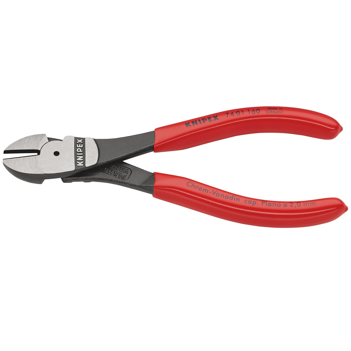 Knipex 160mm High Leverage Diagonal Side Cutter : Model No.74 01 160