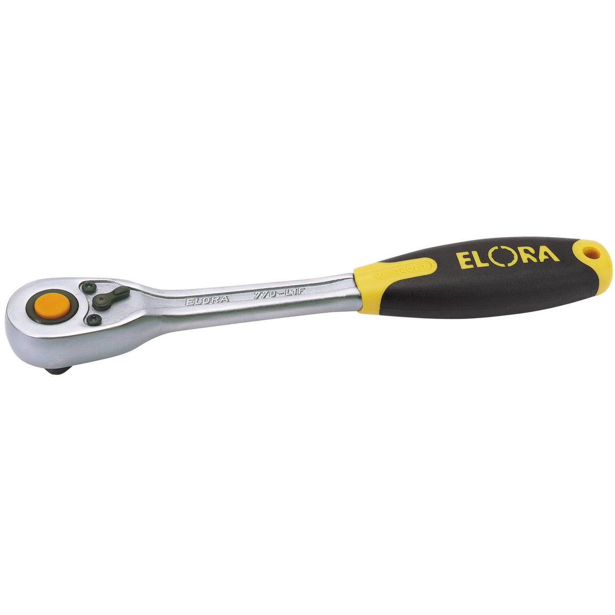 270mm 1/2in. Square Drive Quick Release Soft Grip Reversible Ratchet: Model No.770-L1F