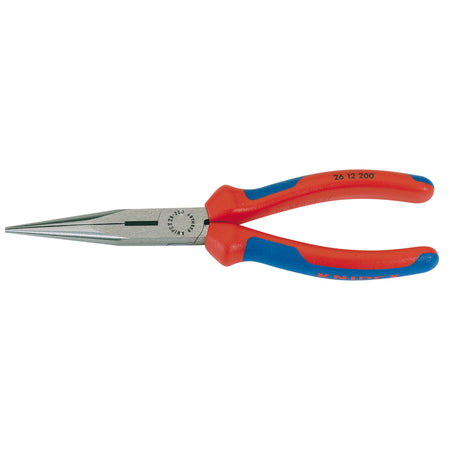 Knipex 200mm Long Nose Pliers with Heavy Duty Handles : Model No.26 12 200 SBE