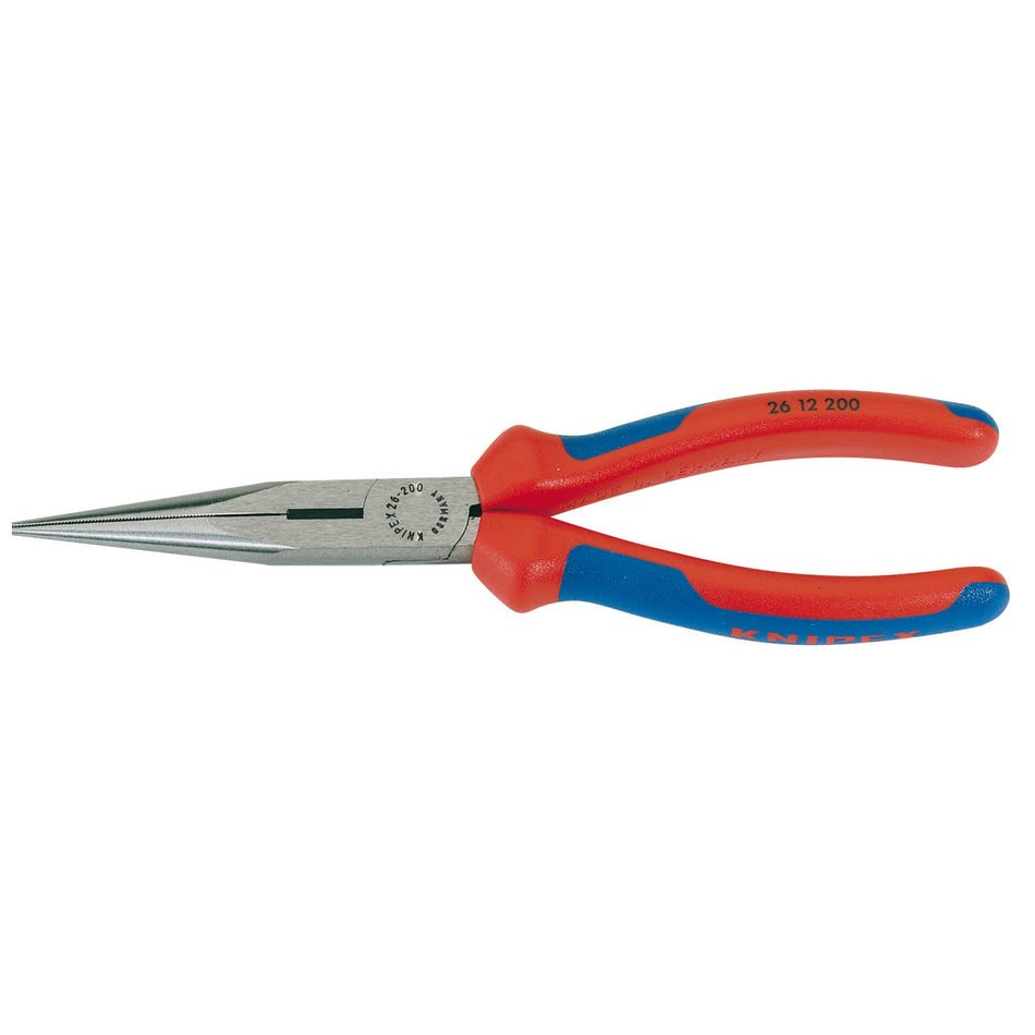 Knipex 200mm Long Nose Pliers with Heavy Duty Handles : Model No.26 12 200 SBE