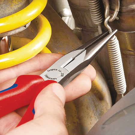 Knipex 200mm Angled Long Nose Pliers : Model No.26 21 200 SBE