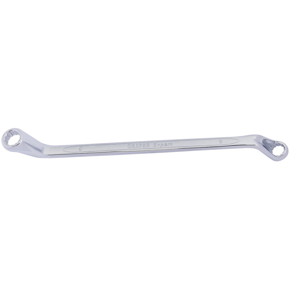 DRAPER Expert 8mm x 9mm Hi-Torq ; Deep Offset Ring Spanner: Model No.7105MM