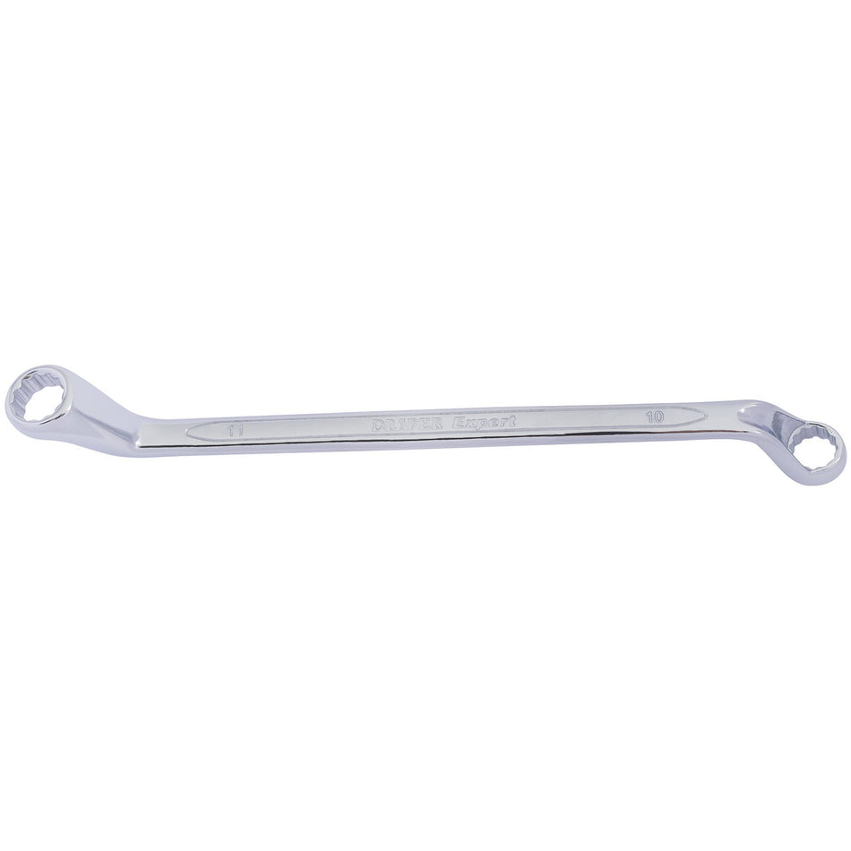 DRAPER Expert 10mm x 11mm Hi-Torq ; Deep Offset Ring Spanner: Model No.7105MM