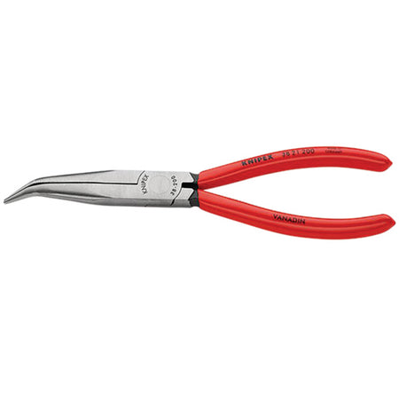 KNIPEX 38 21 200 Mechanics' Bent Nose Pliers, 200mm