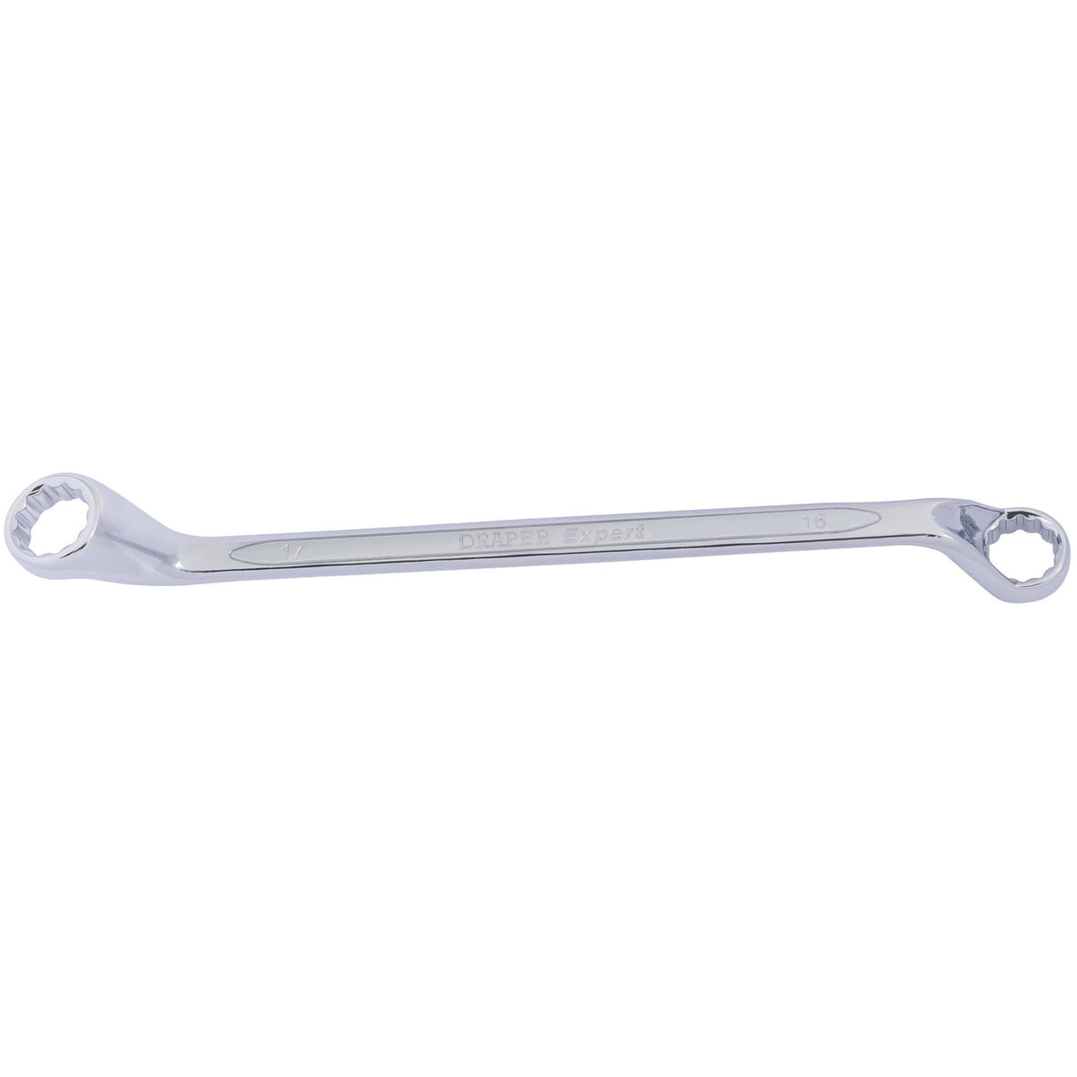 DRAPER Expert 16mm x 17mm Hi-Torq ; Deep Offset Ring Spanner: Model No.7105MM