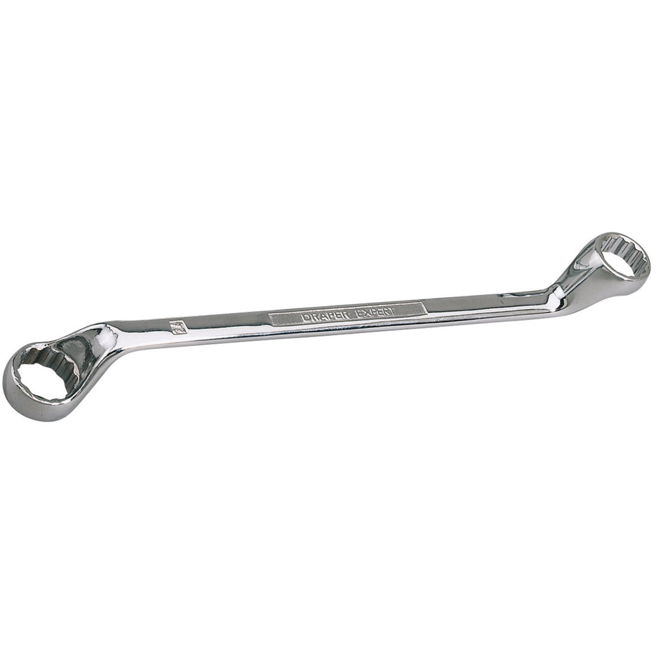 DRAPER Expert 22mm x 24mm Hi-Torq ; Deep Offset Ring Spanner: Model No.7105MM