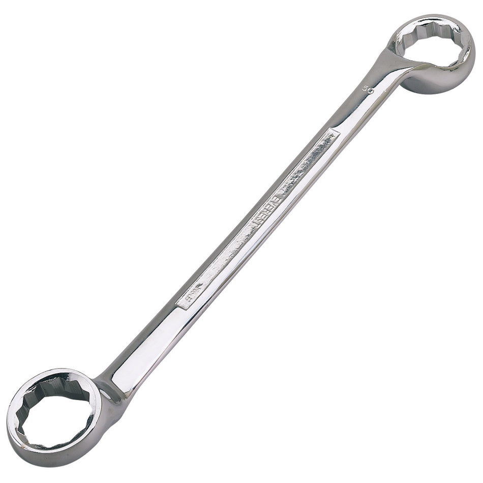 DRAPER Expert 46mm x 50mm Bi-Hexagon Deep Offset Ring Spanner: Model No.7105MM
