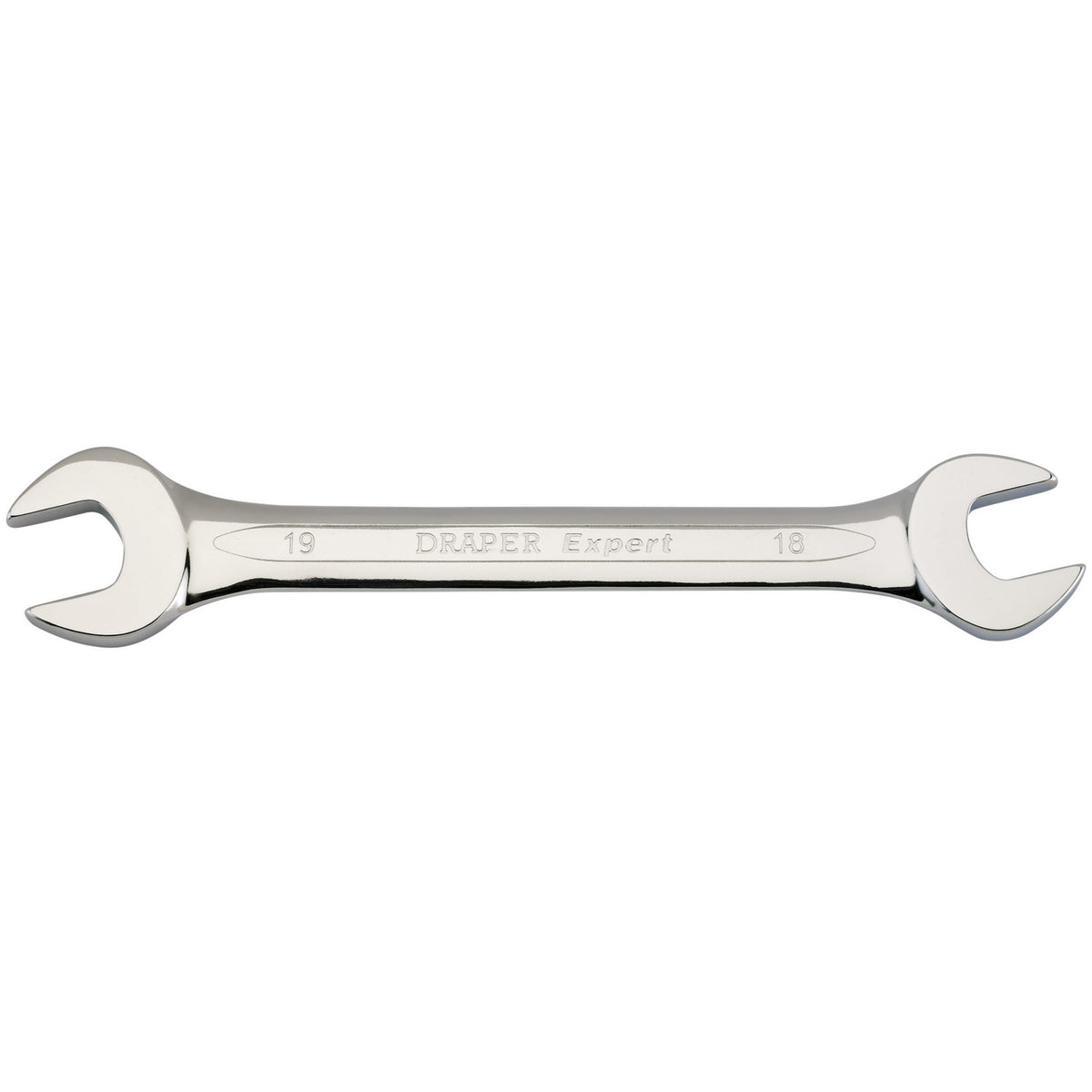 DRAPER Expert 18mm x 19mm Open End Spanner: Model No.5055MM