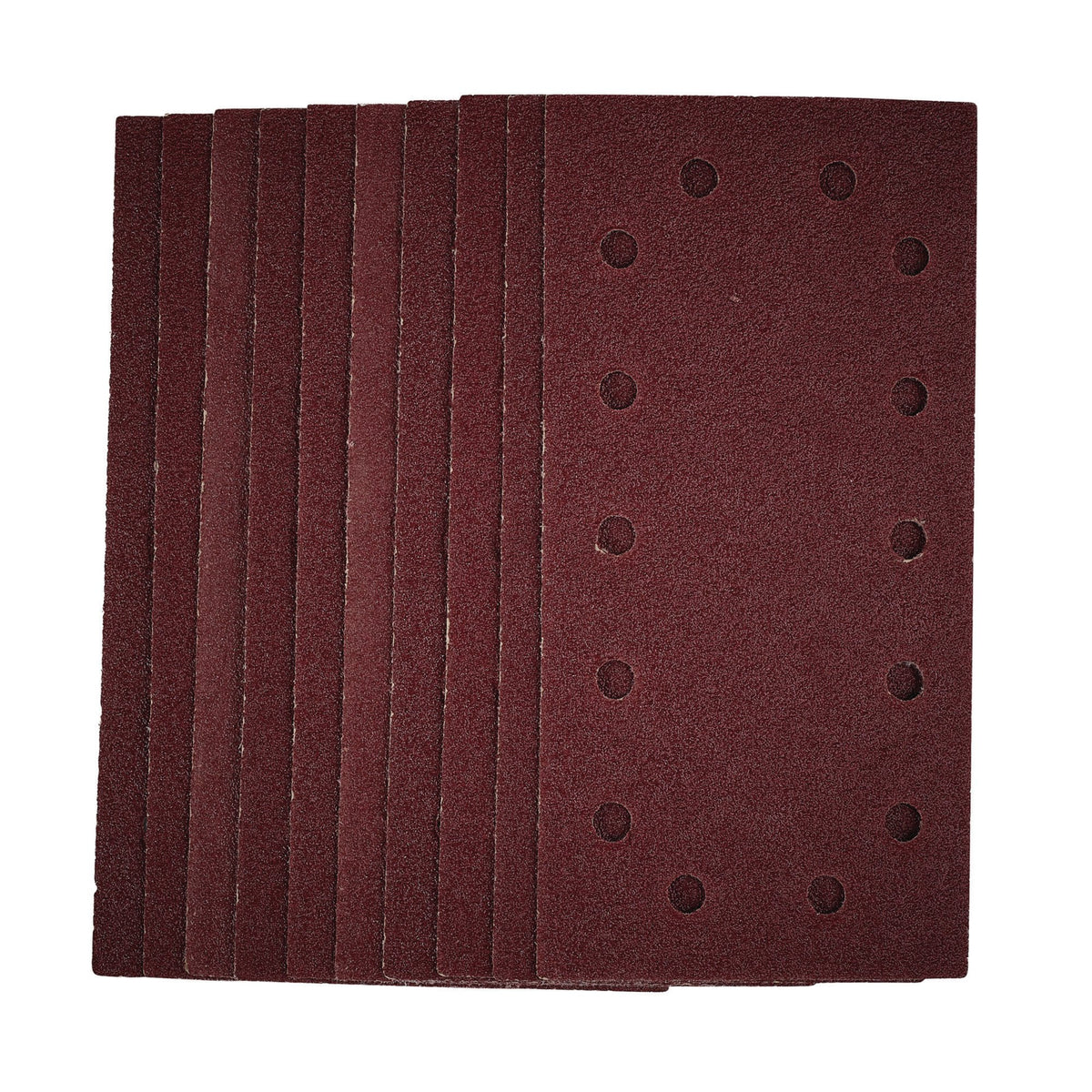 1/2 Sanding Sheets with Hook and Loop, 115 x 230mm, 40 Grit (Pack of 10): Model No. SSA5