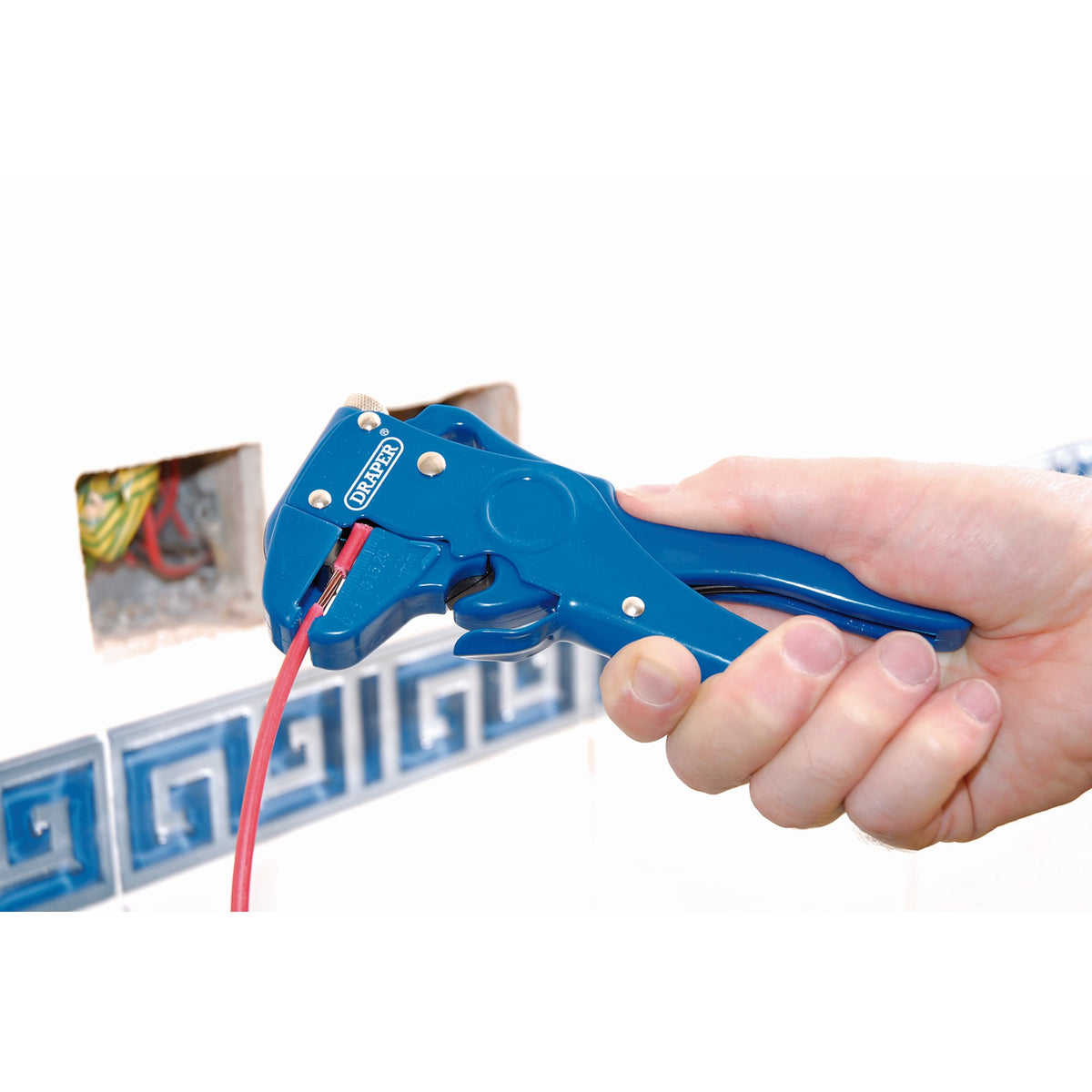 DRAPER Automatic Wire Stripper and Cutter for Single Strand and Ribbon Cable: Model No.WSA