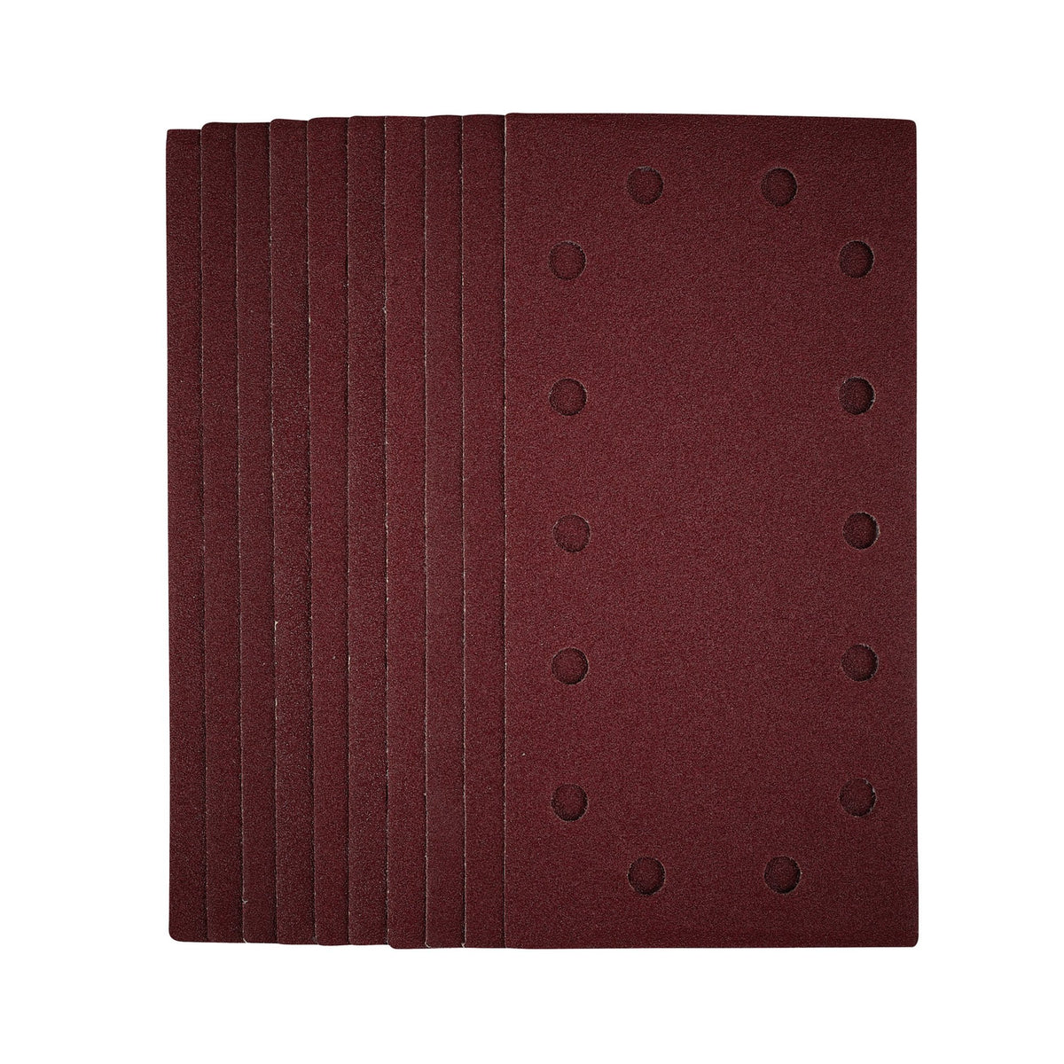 1/2 Sanding Sheets with Hook and Loop, 115 x 230mm, 80 Grit (Pack of 10): Model No. SSA5