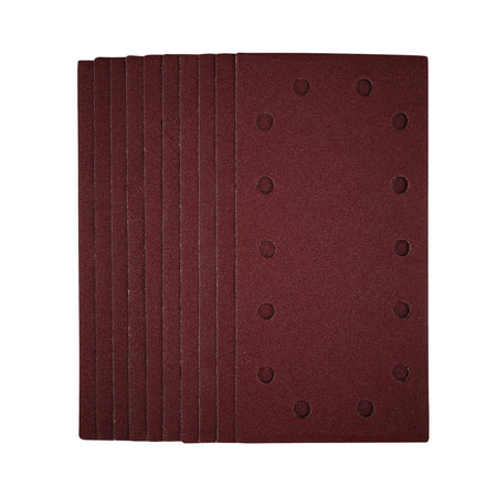 1/2 Sanding Sheets with Hook and Loop, 115 x 230mm, 80 Grit (Pack of 10): Model No. SSA5